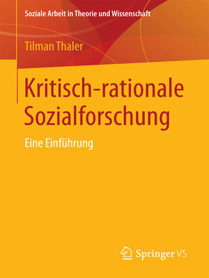 cover image of Kritisch-rationale Sozialforschung